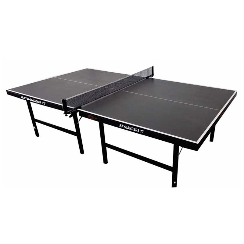Mesa para tênis de mesa Tempest 30mm MDF ABS+ cavaletes de madeira sem rodas cor preta ou azul